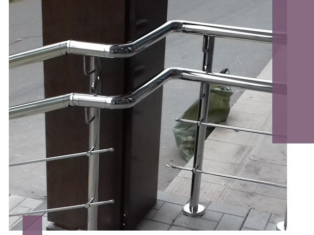 Монтаж поручней из нержавеющей стали в Павловском Посаде качественно и быстро